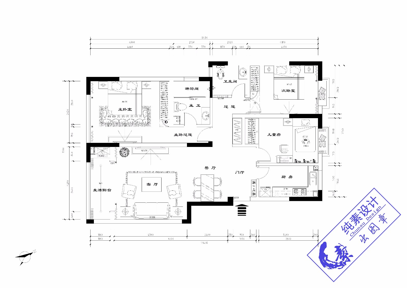 嘉逸嶺灣2-A - 古典中式